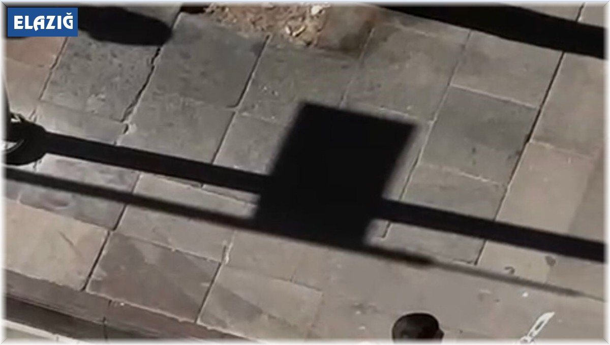 Elinde bıçakla yarı çıplak caddeye çıktı: Kimse ne olduğunu anlayamadı