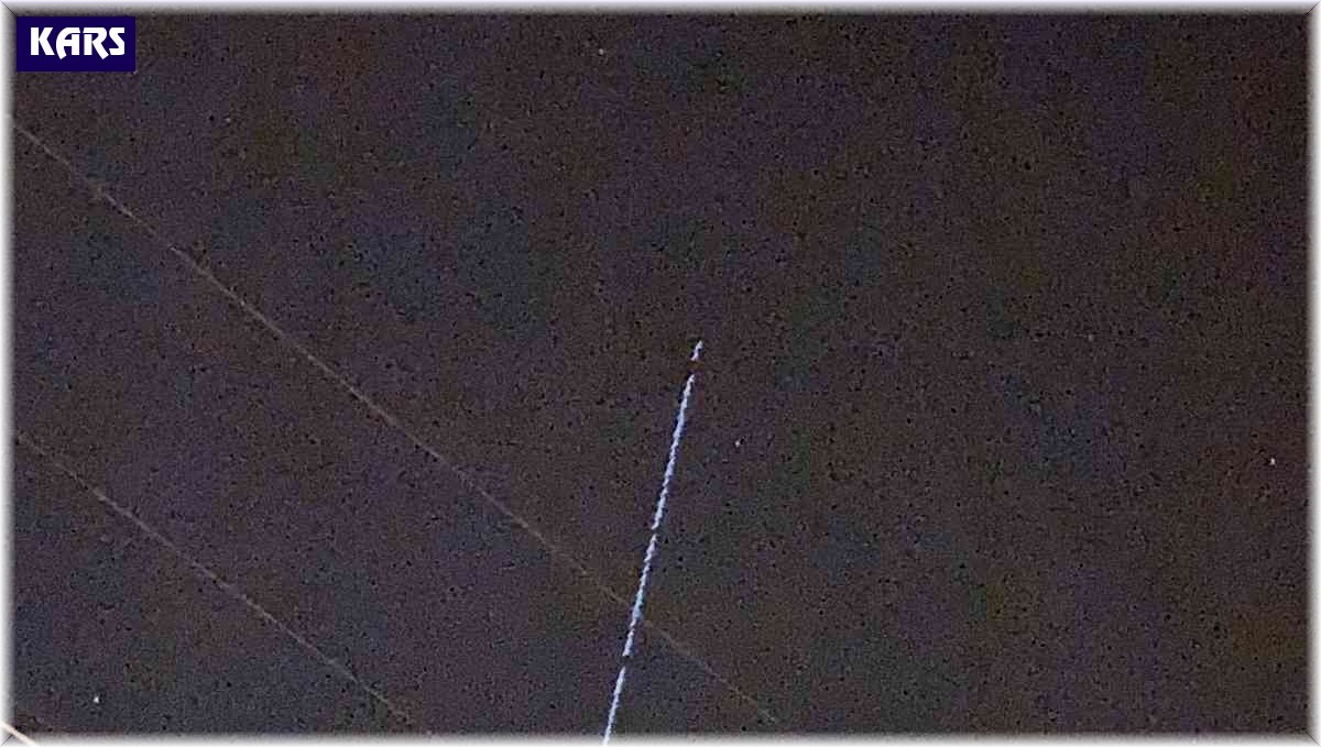 Elon Musk'ın Starlink uyduları Sarıkamış semalarında görüldü