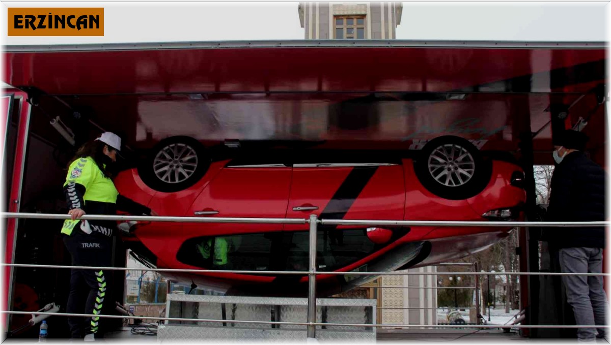 Emniyet kemerinin önemi simülasyon ile anlatıldı