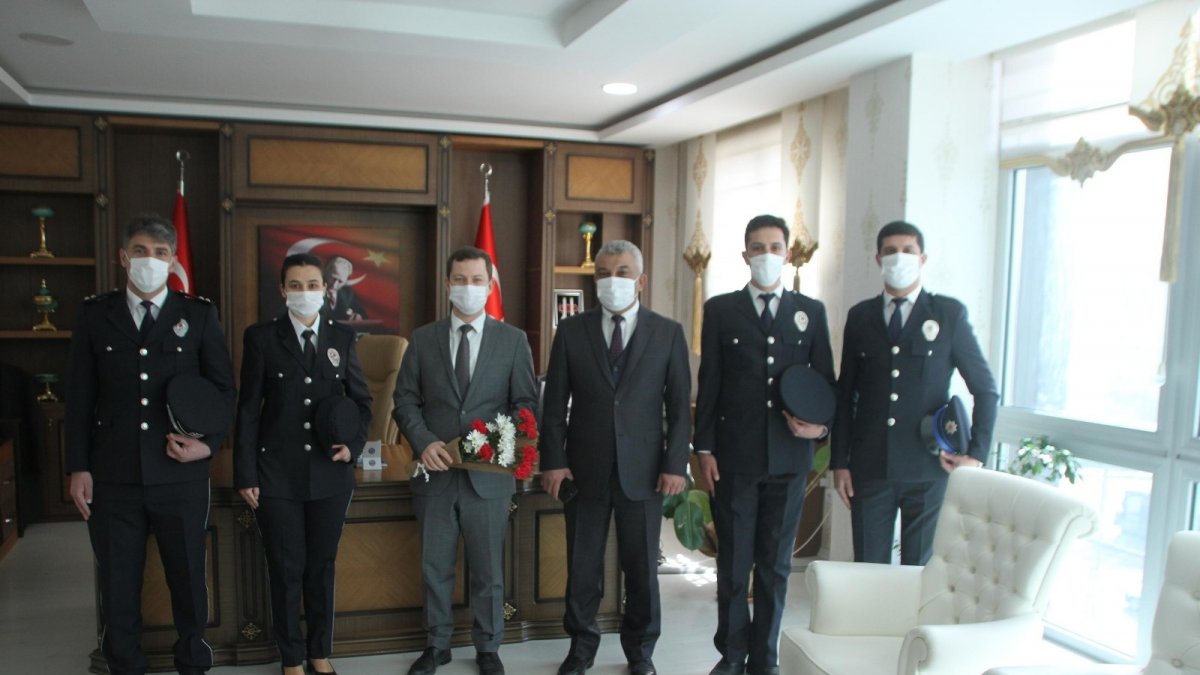 Emniyet Müdürü Ekşi'den Kaymakam Demirer'e ziyaret