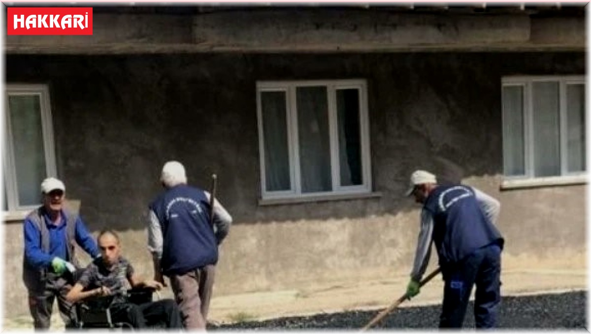 Engeli vatandaşın asfalt sevinci