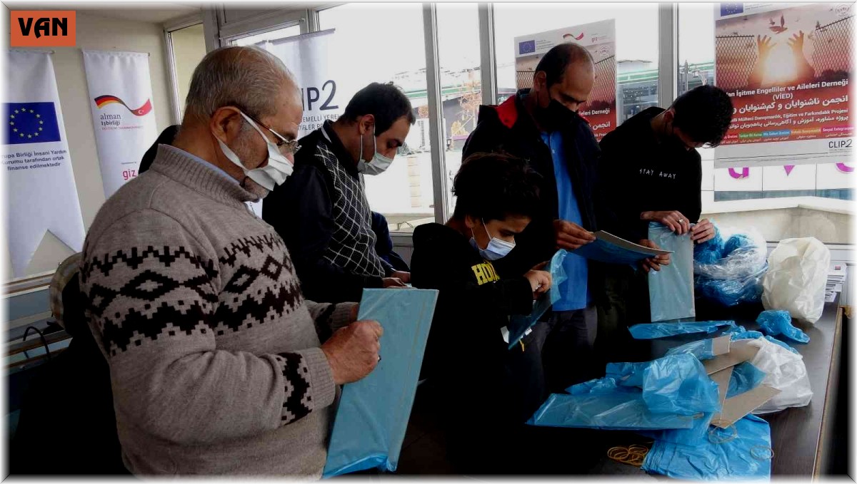 Engelli mülteciler Van'da sosyalleşiyor