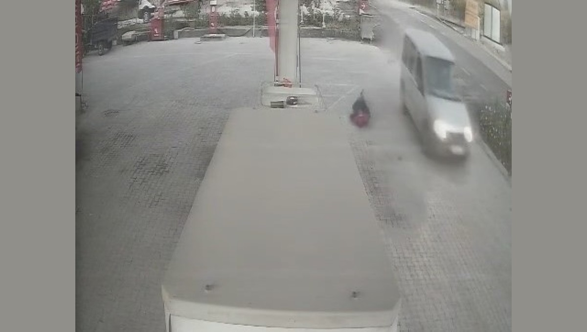 Eniştesine araçla çarpıp kaçtı: O anlar kameraya yansıdı