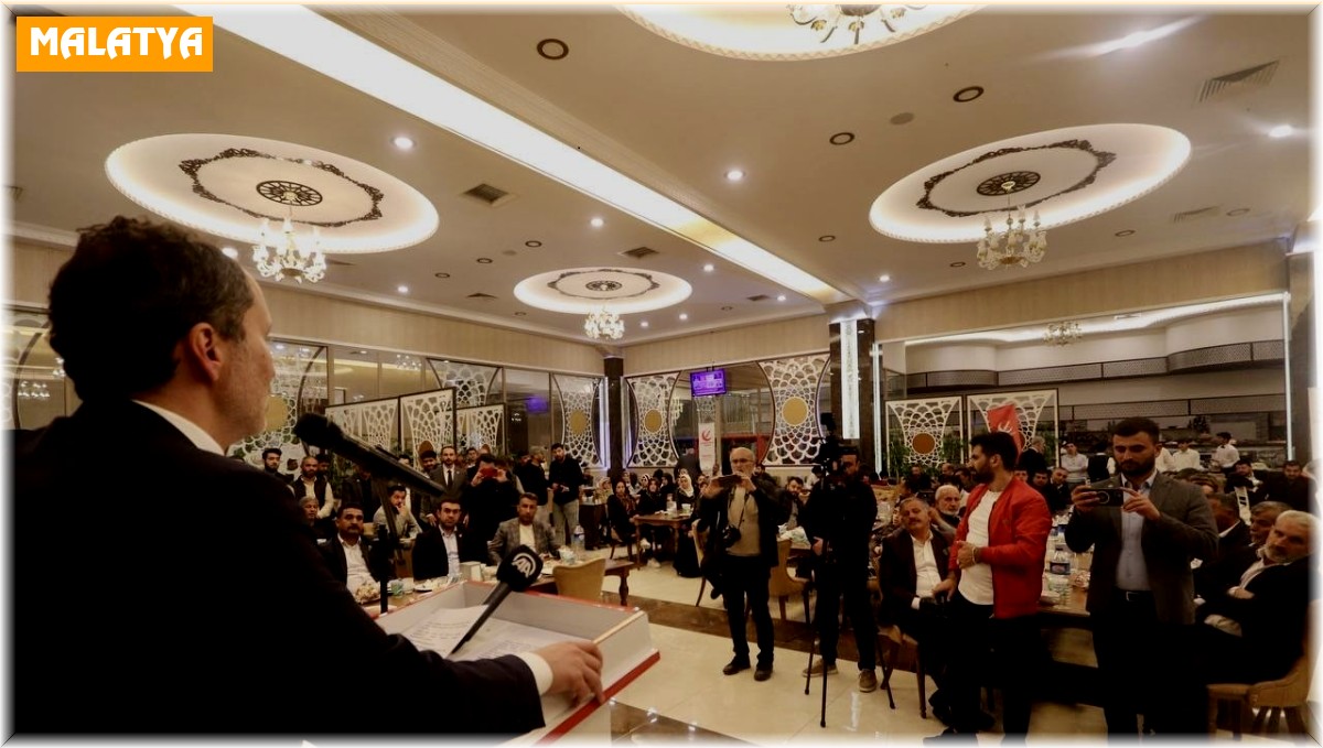 Erbakan, Malatya'da STK'lar ile buluştu