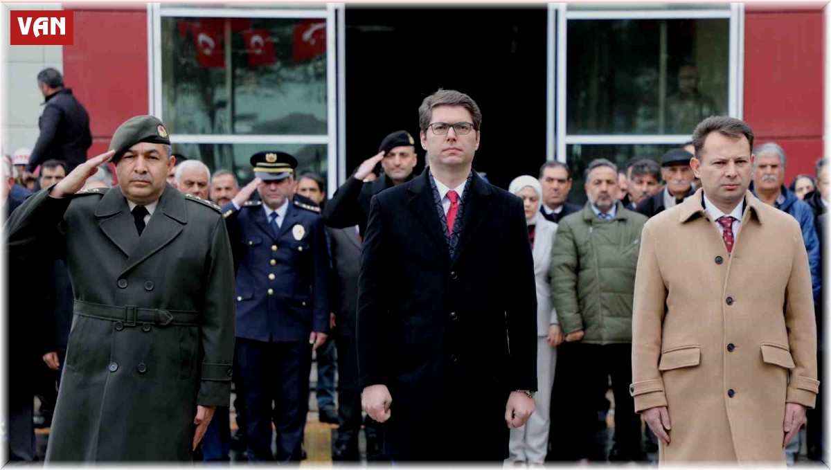 Erciş'te 18 Mart Çanakkale Zaferi ve Şehitleri Anma Günü programı düzenlendi