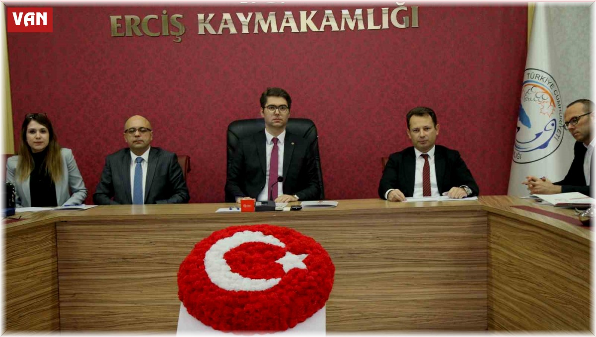 Erciş'te "Aile İçi ve Kadına Yönelik Şiddetle Mücadele Koordinasyon Toplantısı" yapıldı