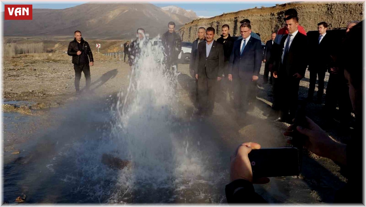 Erciş'te jeotermal seracılık için çalışmalar devam ediyor