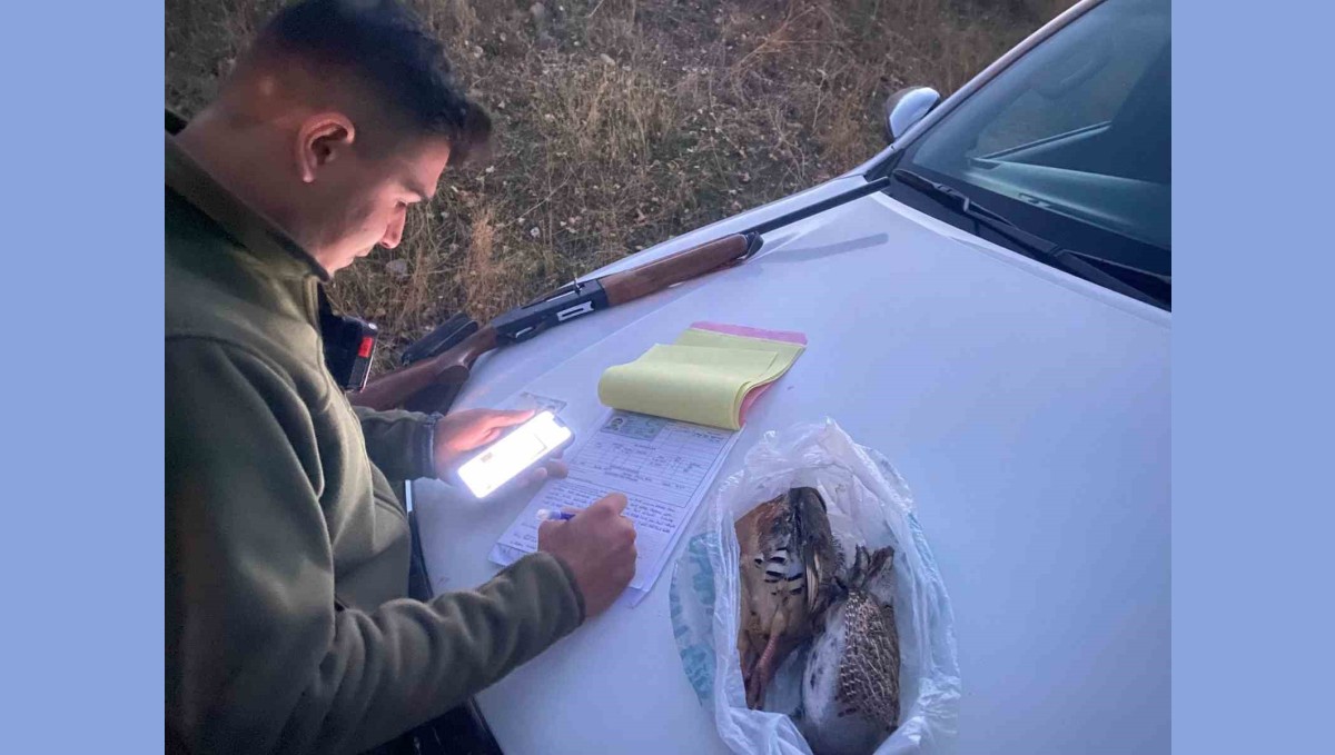 Erciş'te kaçak avcılıkla mücadele çalışması