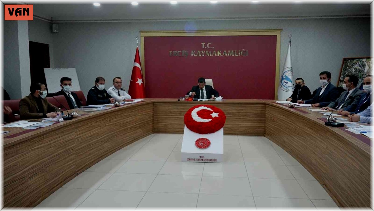 Erciş'te "Kadına Yönelik Şiddetle Mücadele Koordinasyon, İzleme ve Değerlendirme Toplantısı" yapıldı