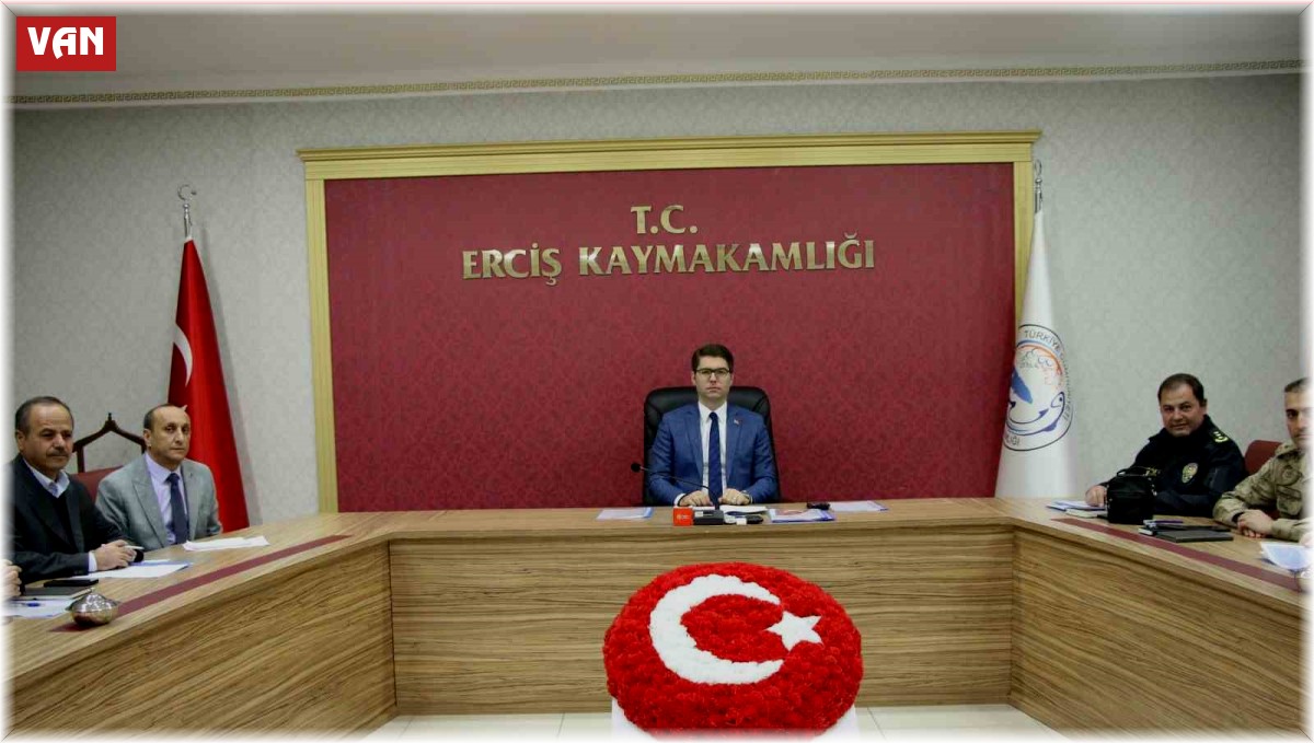 Erciş'te kış tedbirleri toplantısı yapıldı