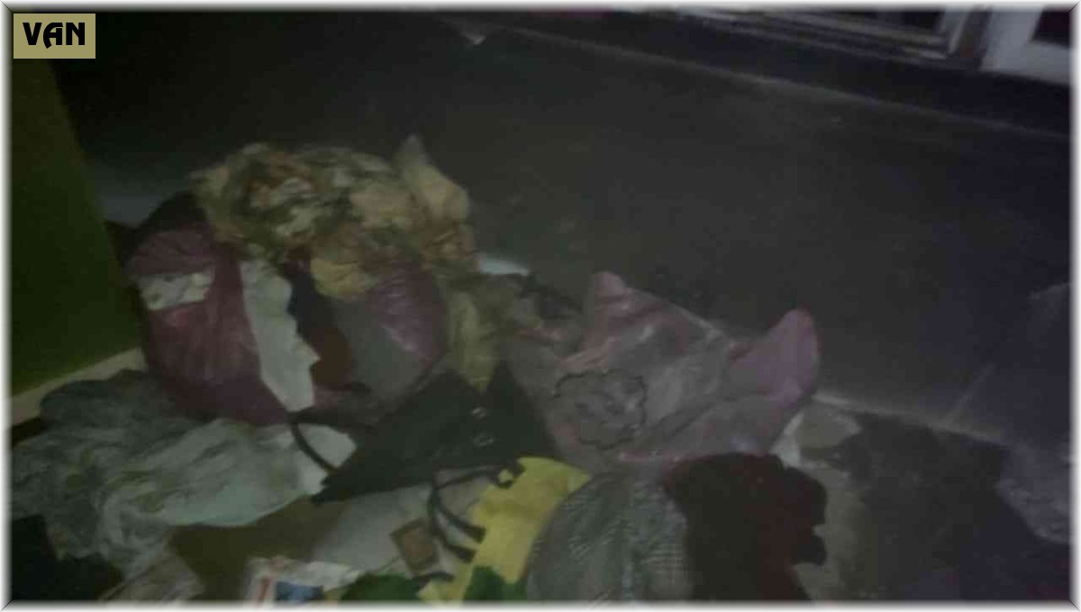 Erciş'te korkutan yangın