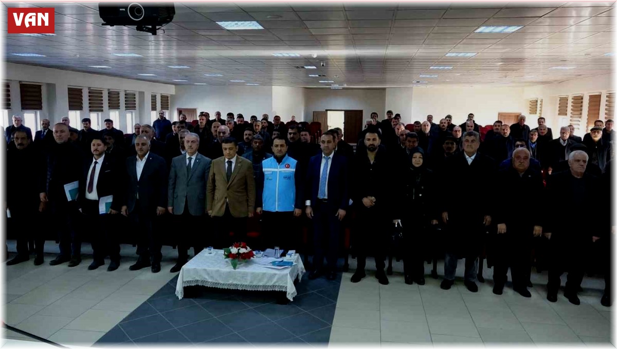 Erciş'te mahalle muhtarlarının sorunları dinlendi