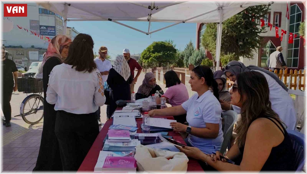 Erciş'te sağlık taraması yapıldı