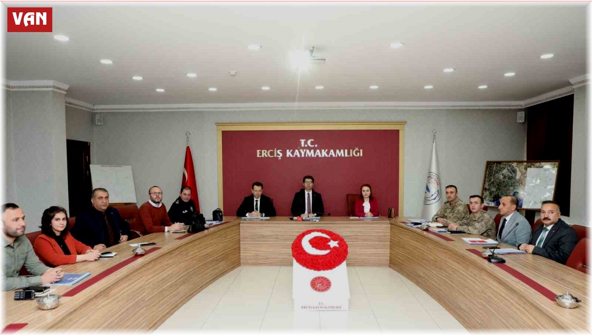 Erciş'te 'seçim koordinasyon ve güvenliği toplantısı' düzenlendi