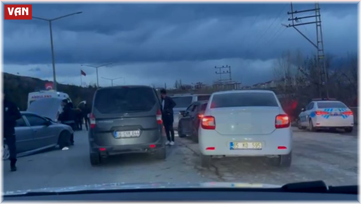 Erciş'te trafik kazası: 2 yaralı