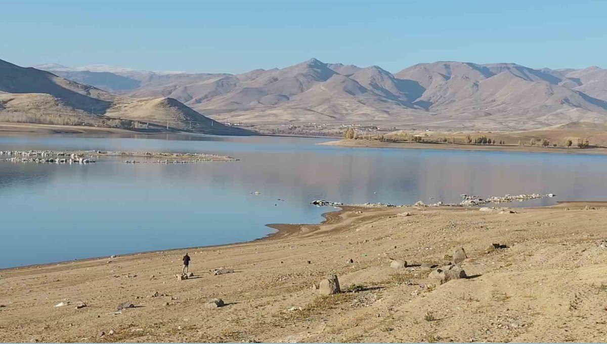 Erciş'teki barajları kuraklık vurdu: Su seviyesi kritik seviyelere düştü