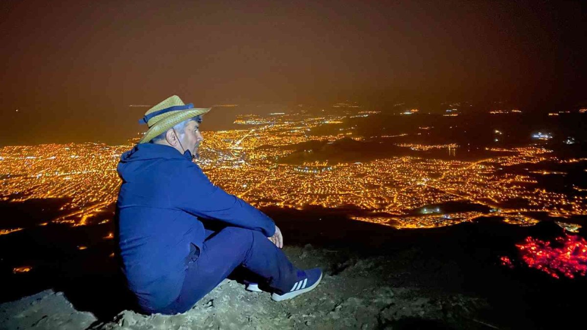 Erek Dağı'ndan gün batımı