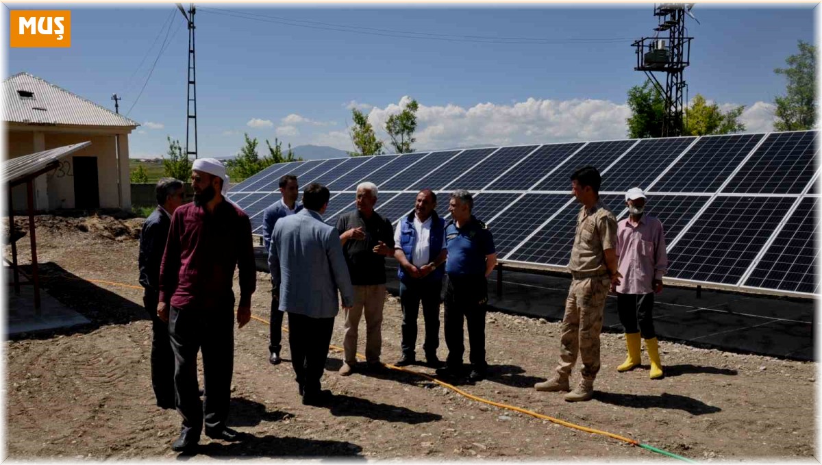 Erentepe Belediyesinin güneş enerjisi santralinin açılışı yapıldı