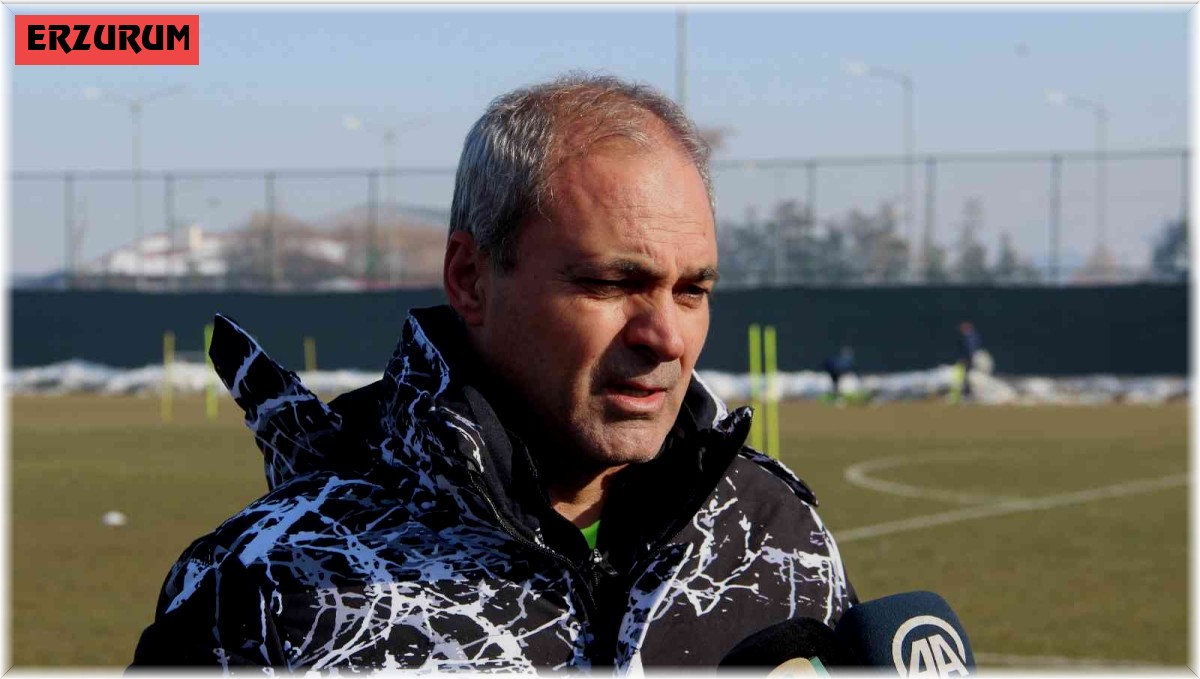 Erkan Sözeri: "Erzurumspor Süper Lig'in en önemli adayı"