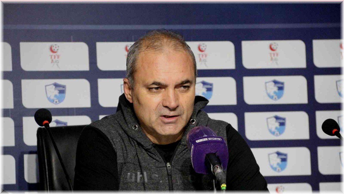 Erkan Sözeri: 'İlk yarıda oynadığımız oyunu 90 dakikaya yaymak istiyoruz'