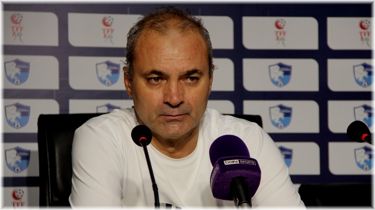 Erkan Sözeri: 'Maç ritmini yakaladığımızda hedefe oynayacak bir takım olacağız'