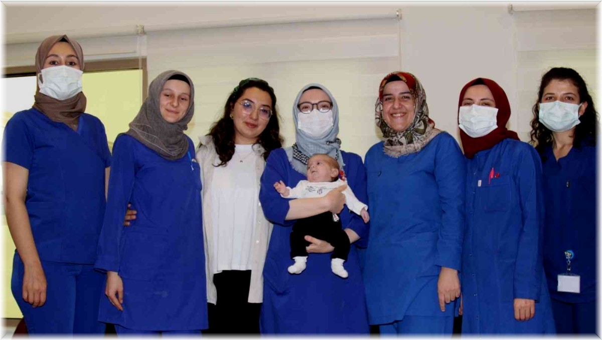 Erken doğan bebek Erzurum Şehir Hastanesi'nde sağlığına kavuştu