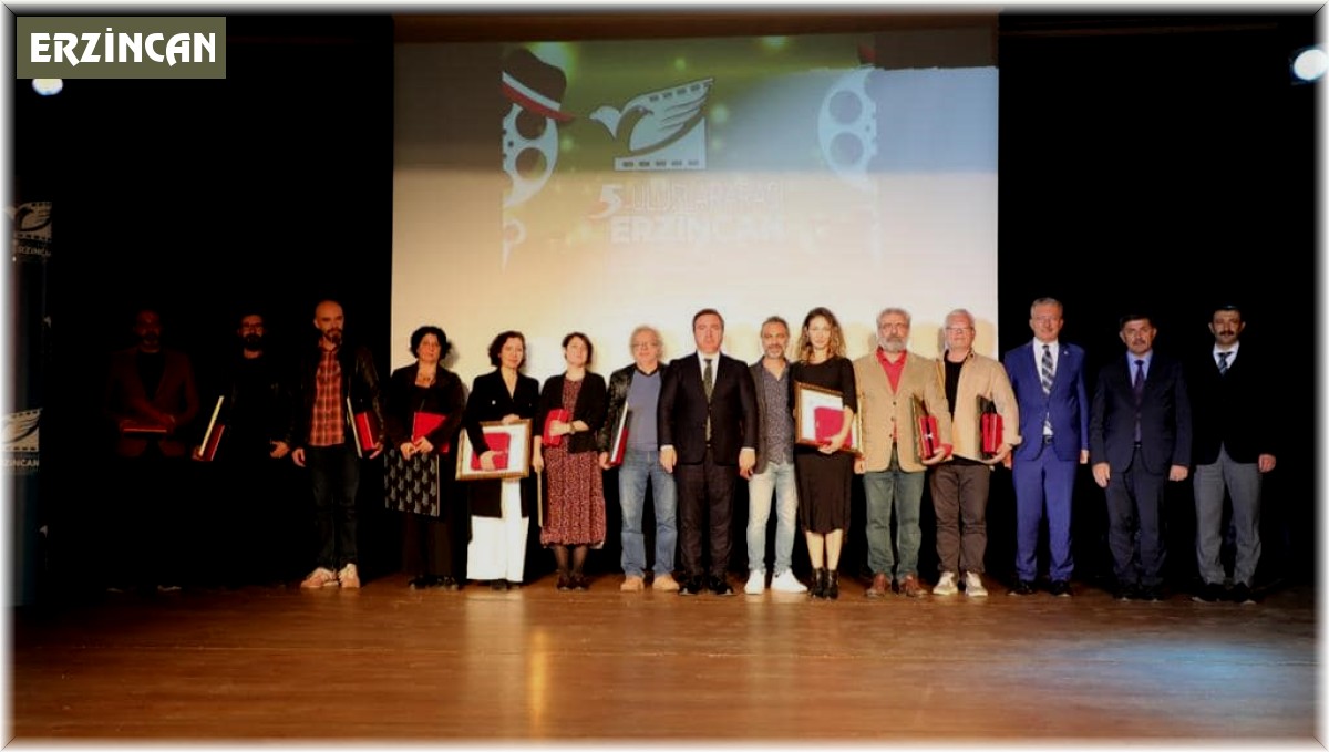 Erzincan 5. Uluslararası Kısa Film Festivali ödül töreniyle son buldu