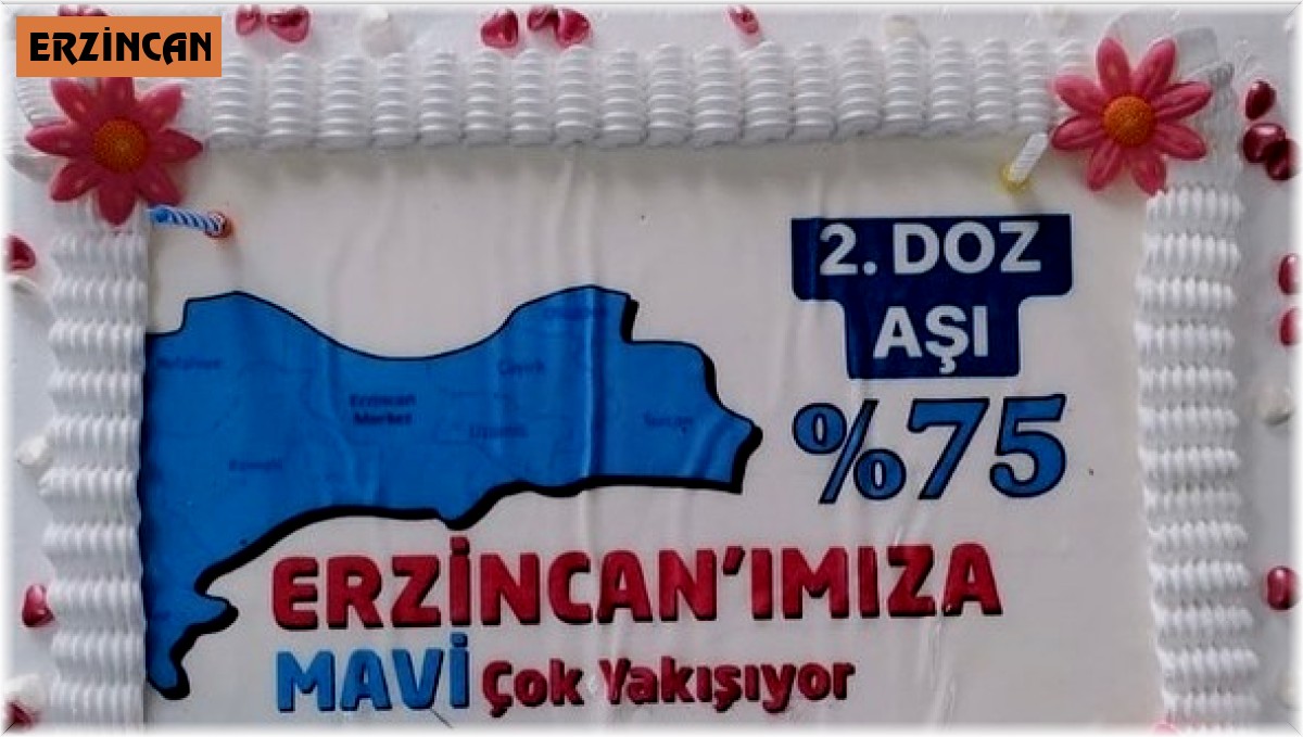 Erzincan aşılanma oranında yüzde 75'i geçerek "mavi" kategoriye ulaştı