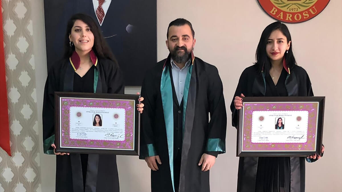 Erzincan Barosunda ruhsat töreni