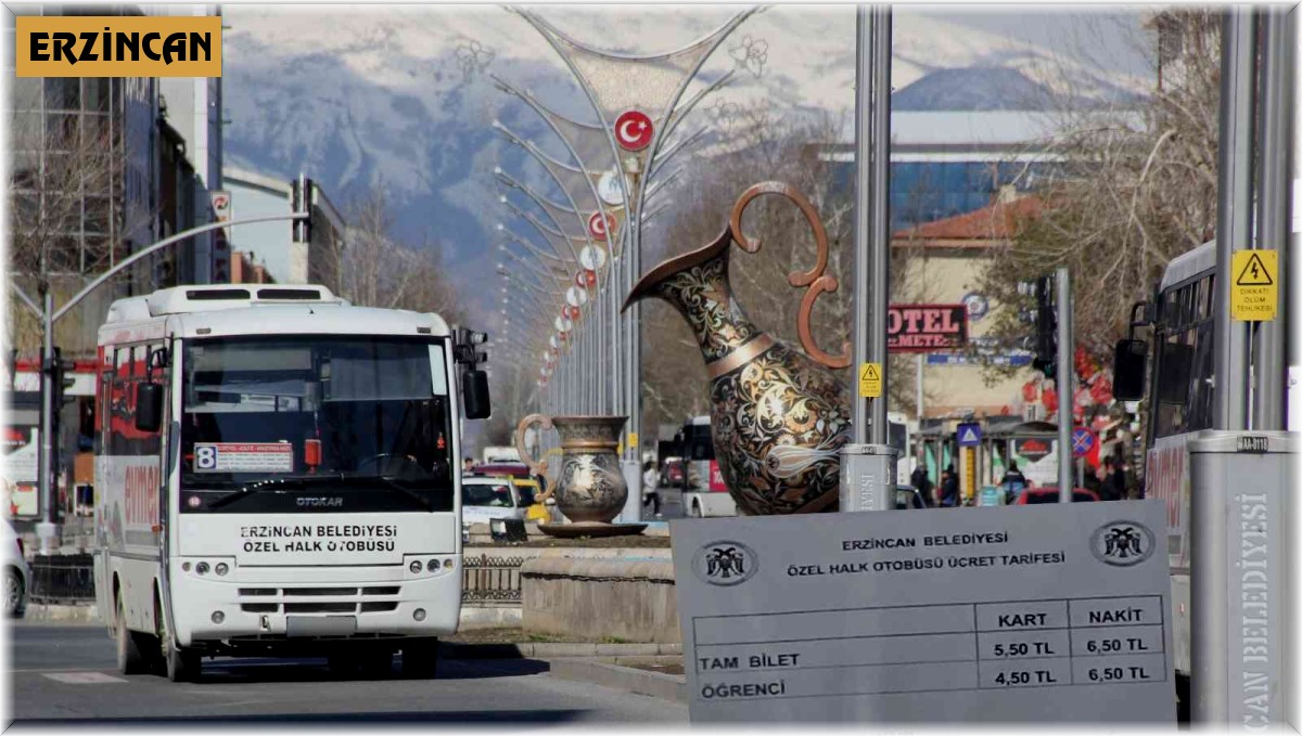 Erzincan Belediyesine öğrencilerden ulaşım zammı tepkisi