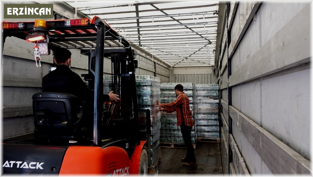 Erzincan Bögert Maden Suyunun yurt dışına ilk ihracatı yapıldı