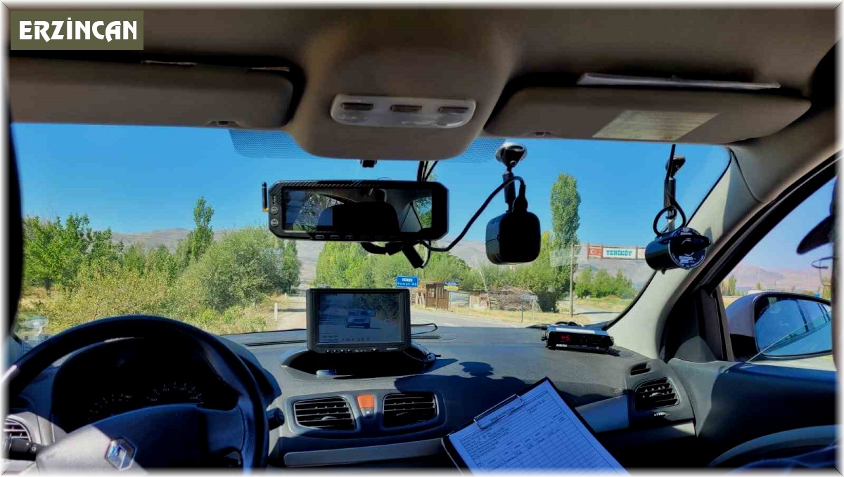 Erzincan'da 1 ayda 261 araç ve sürücüye 405 bin 162 lira trafik cezası kesildi