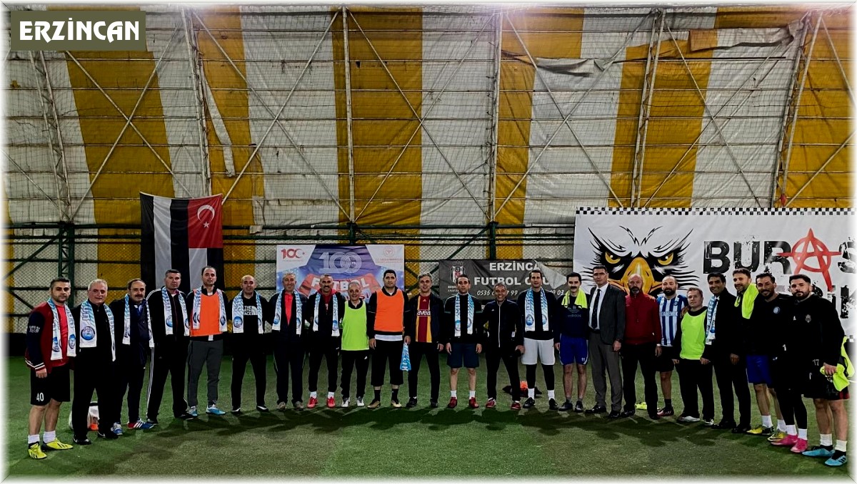 Erzincan'da 100. Yıl Sağlık Futbol Turnuvası düzenlendi