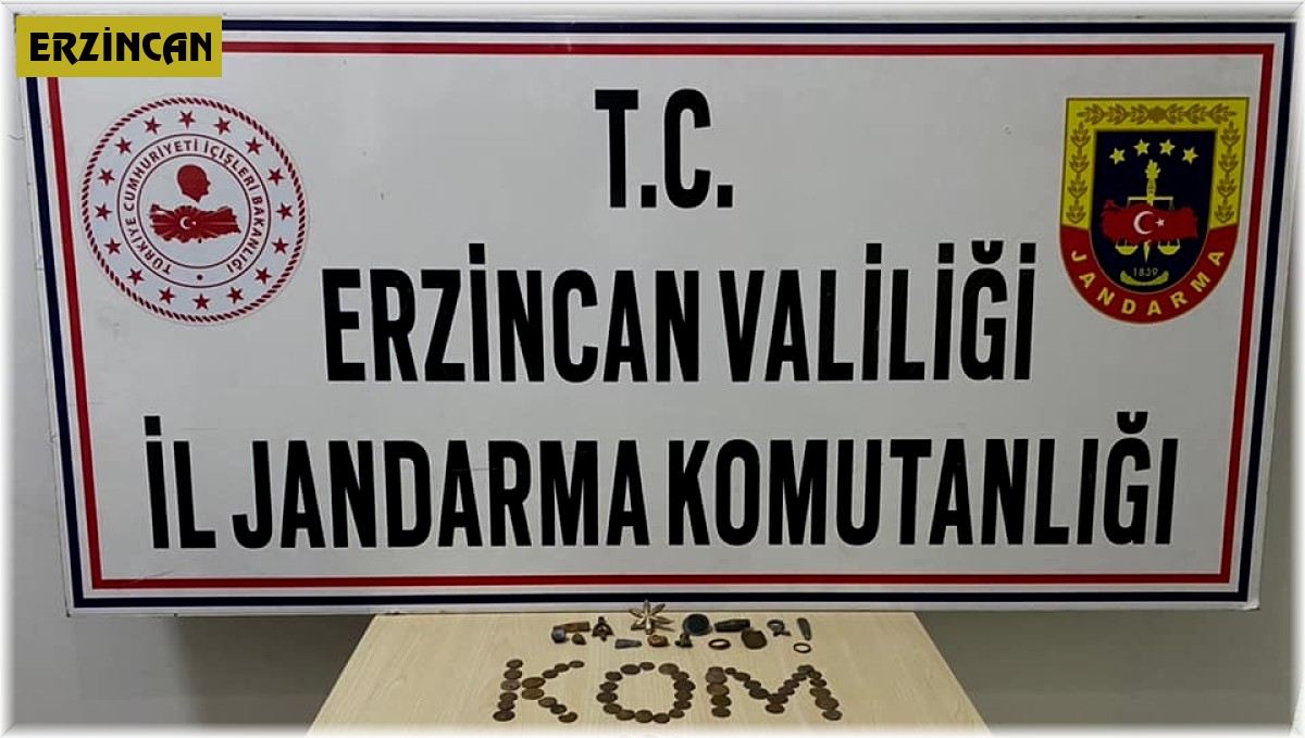 Erzincan'da 116 adet tarihi eser ele geçirildi