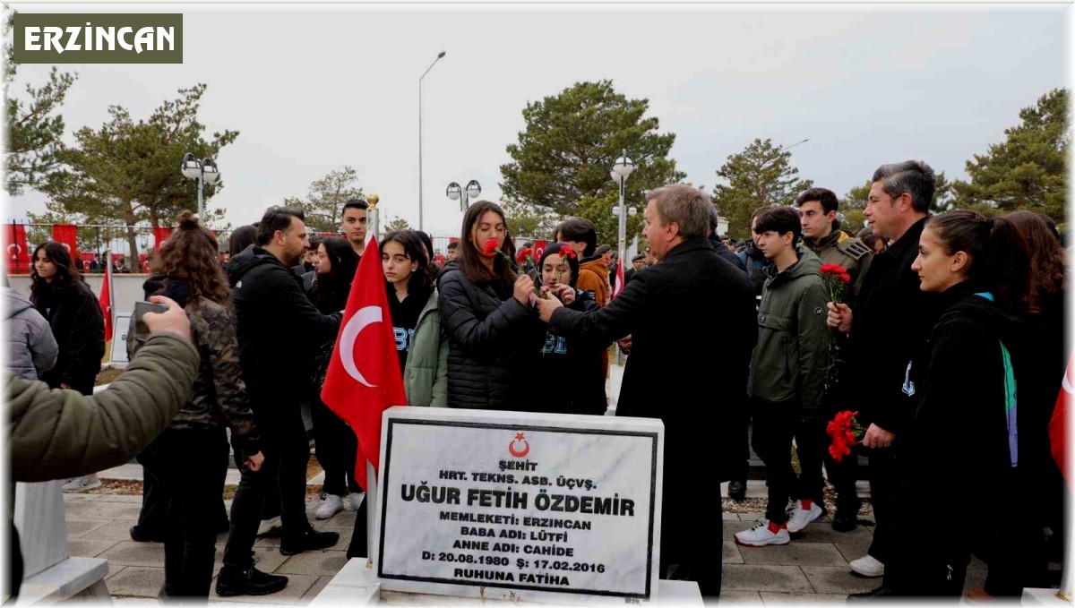 Erzincan'da 18 Mart Çanakkale Zaferi ve şehitler anıldı