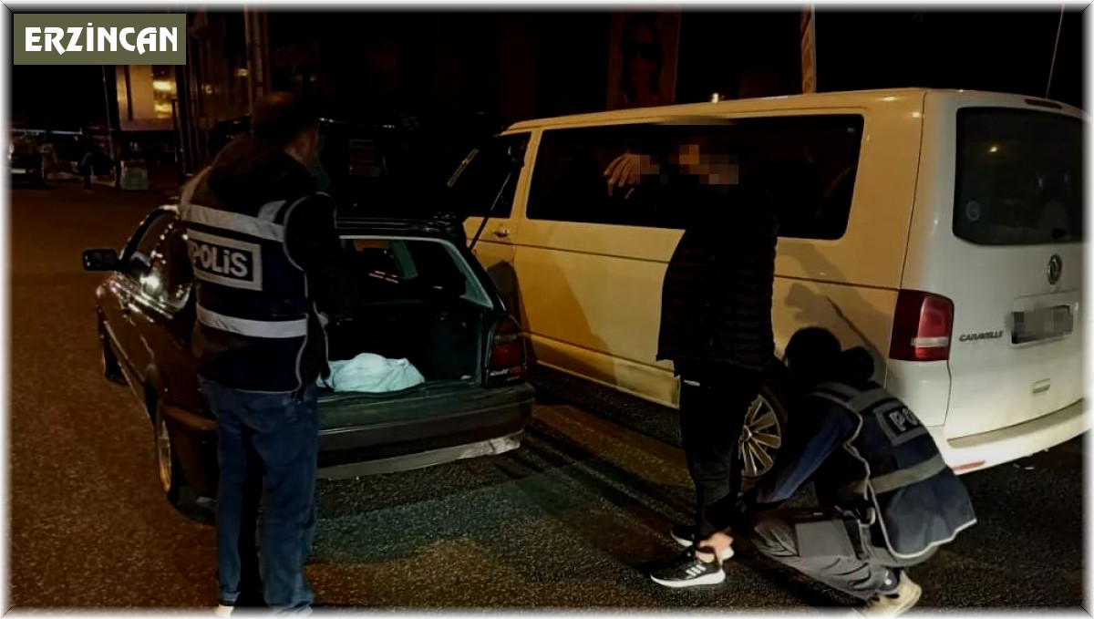 Erzincan'da 19 araç sürücüsüne 17 bin 784 lira ceza kesildi