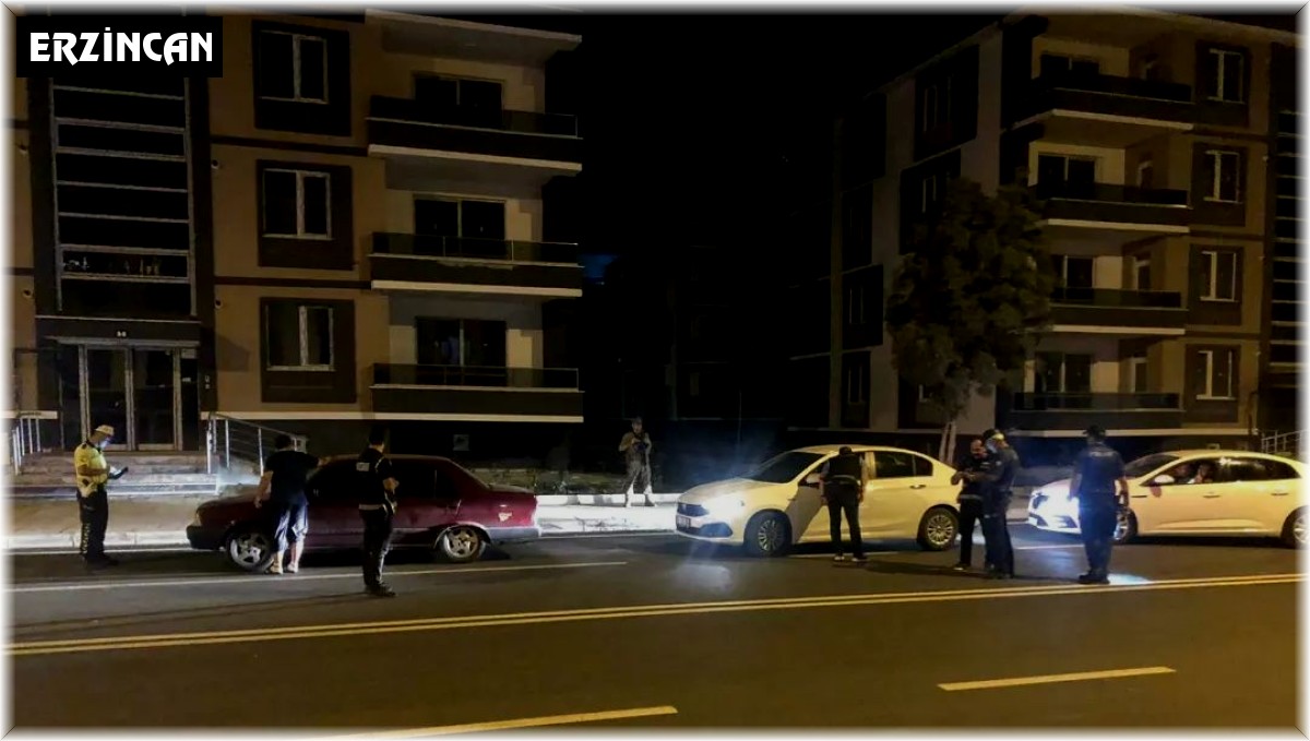 Erzincan'da 237 kişi sorgulandı, 83 araç denetlendi