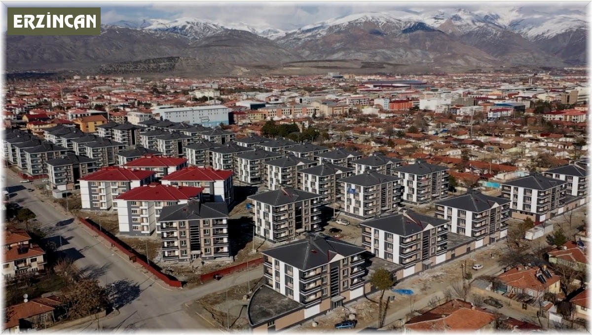 Erzincan'da 3 ayda 943 daireye yapı izni verildi