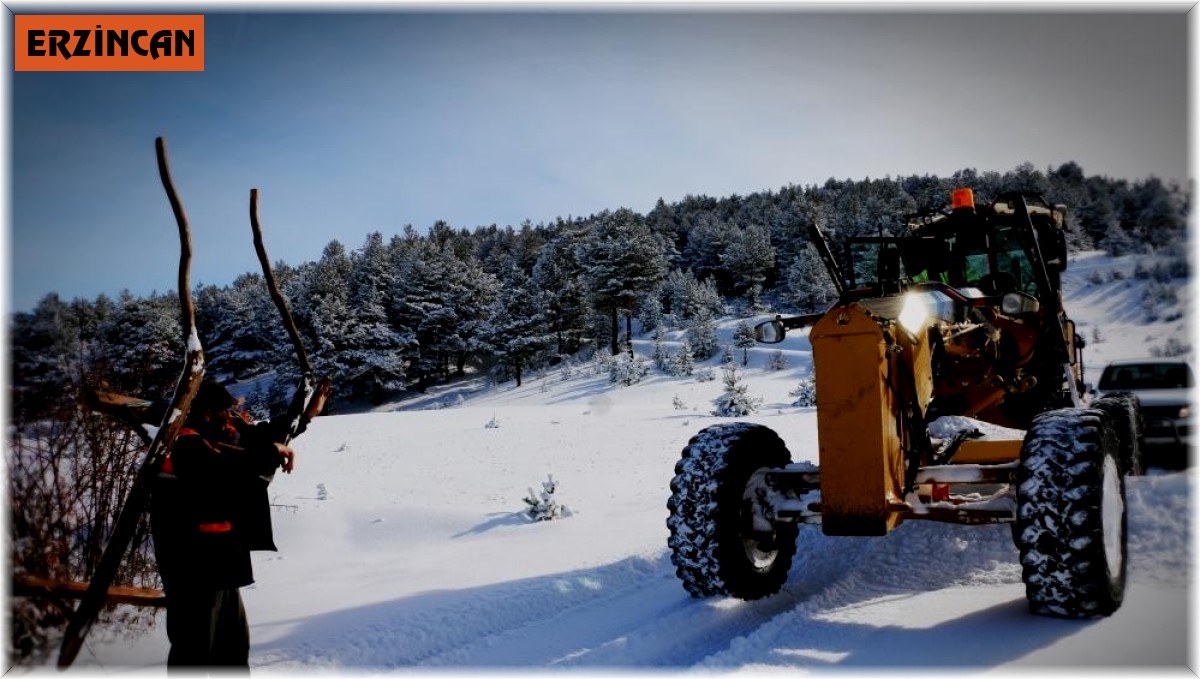 Erzincan'da 31 köy yolu ulaşıma kapalı