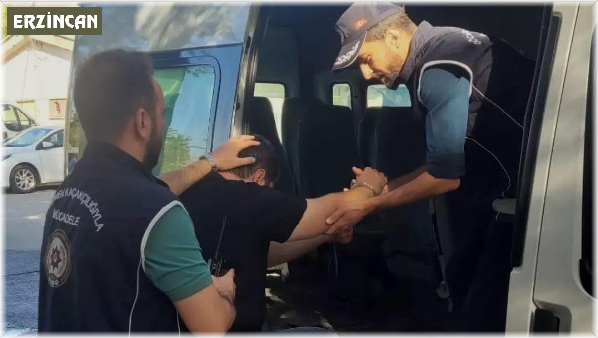 Erzincan'da 5 kaçak göçmen ve 1 organizatör yakalandı