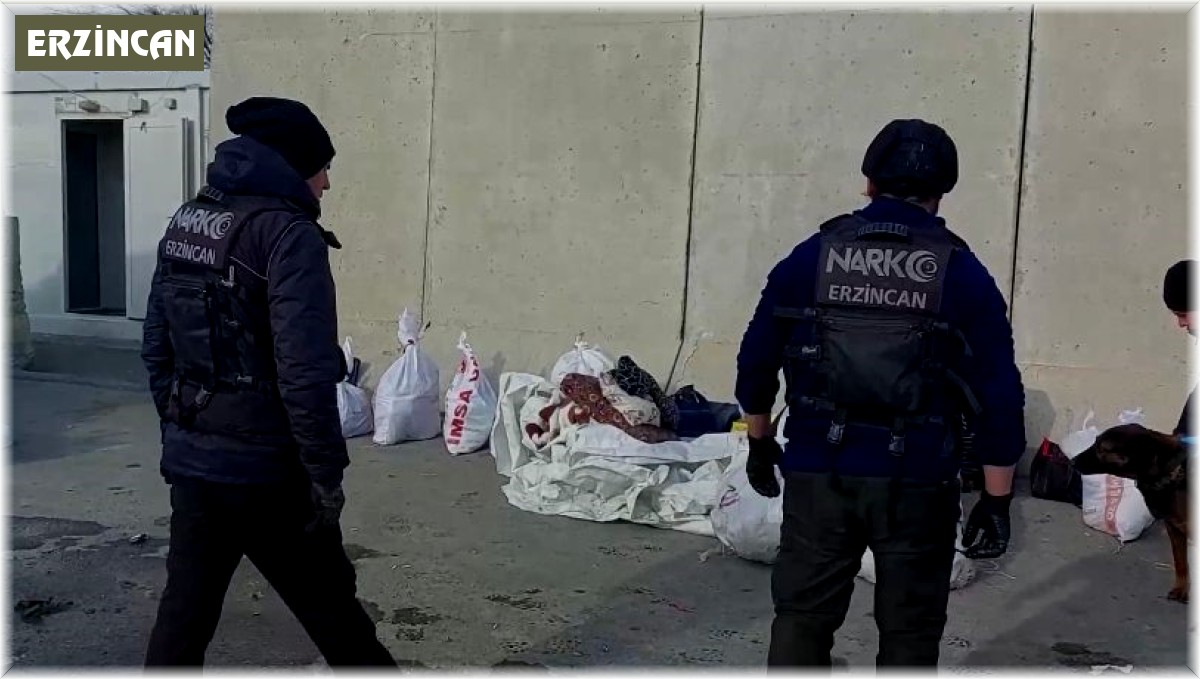 Erzincan'da 55 kilo uyuşturucu ele geçirildi