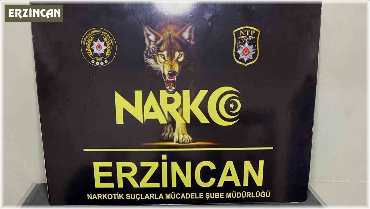 Erzincan'da 6 milyon liralık metamfetamin ele geçirildi, 2 zanlı tutuklandı