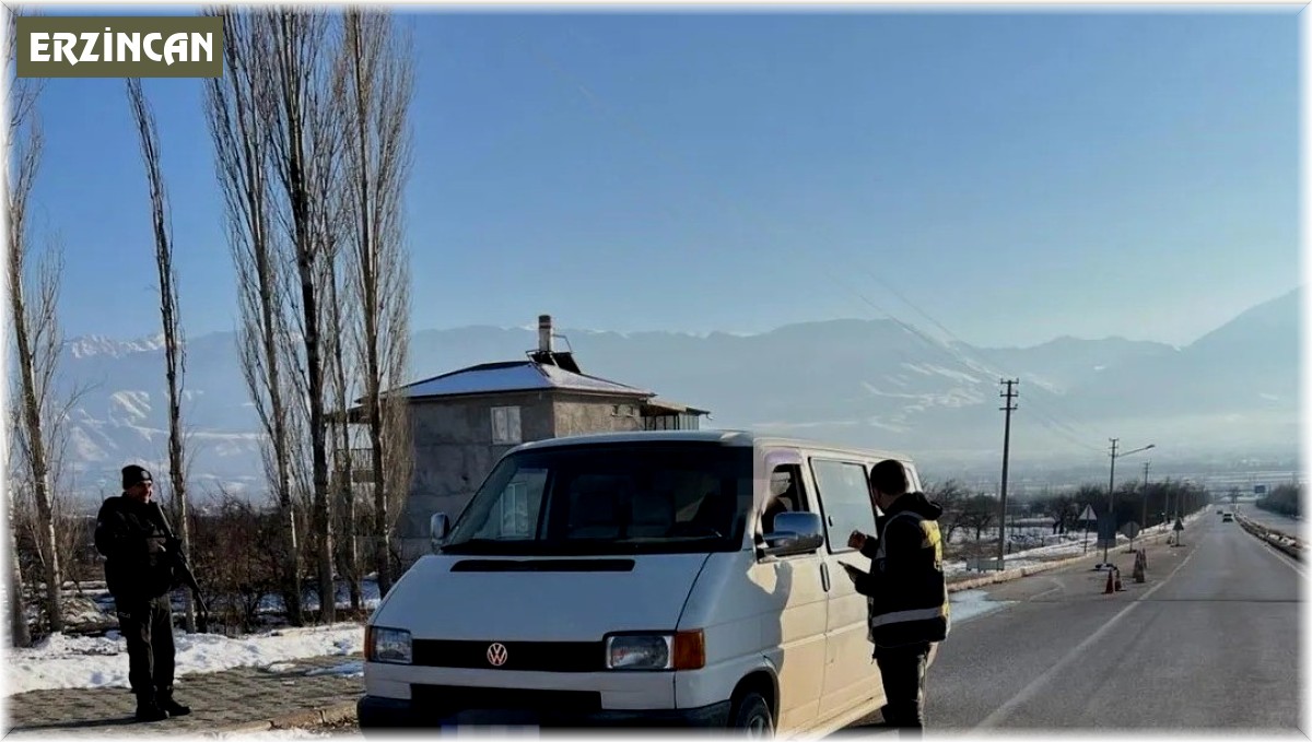 Erzincan'da asayiş uygulaması