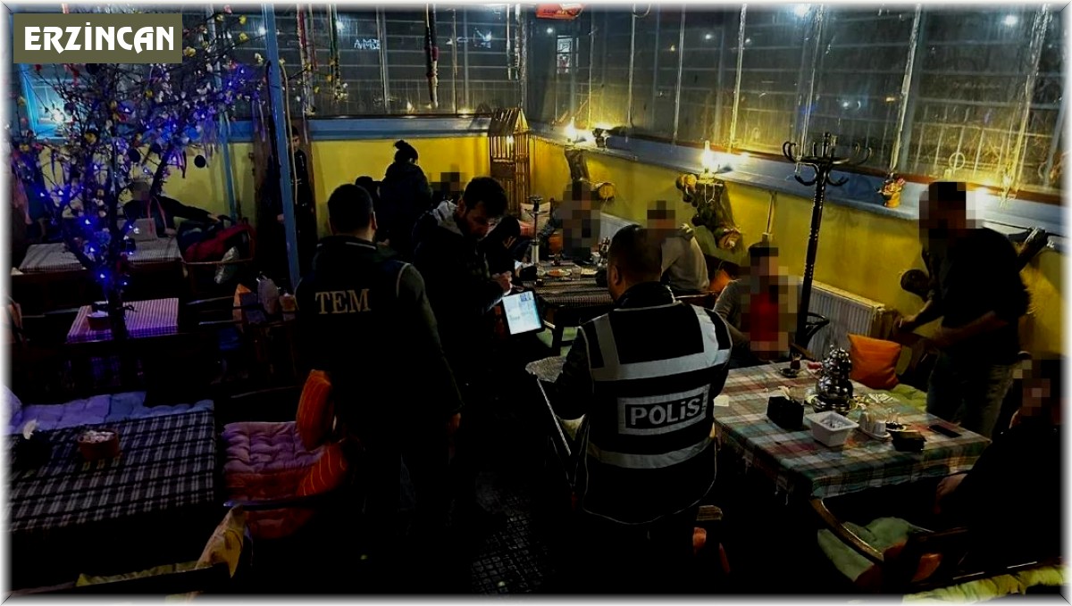 Erzincan'da asayiş uygulaması yapıldı