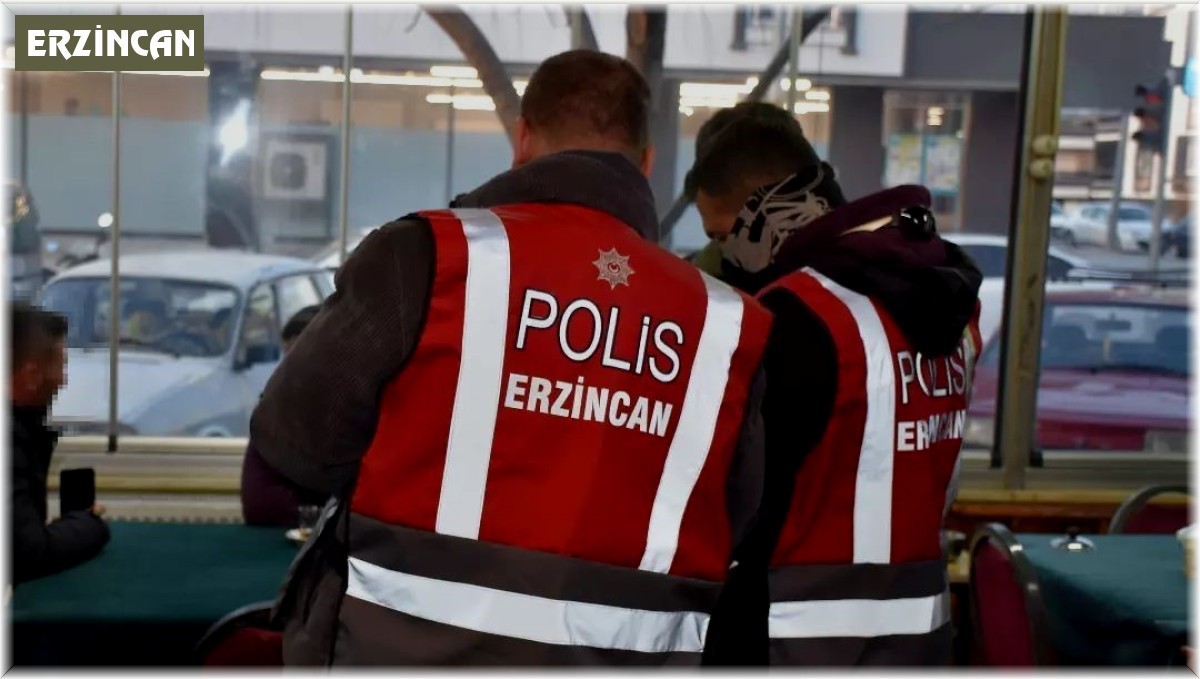 Erzincan'da asayiş ve narkotik uygulaması gerçekleştirildi