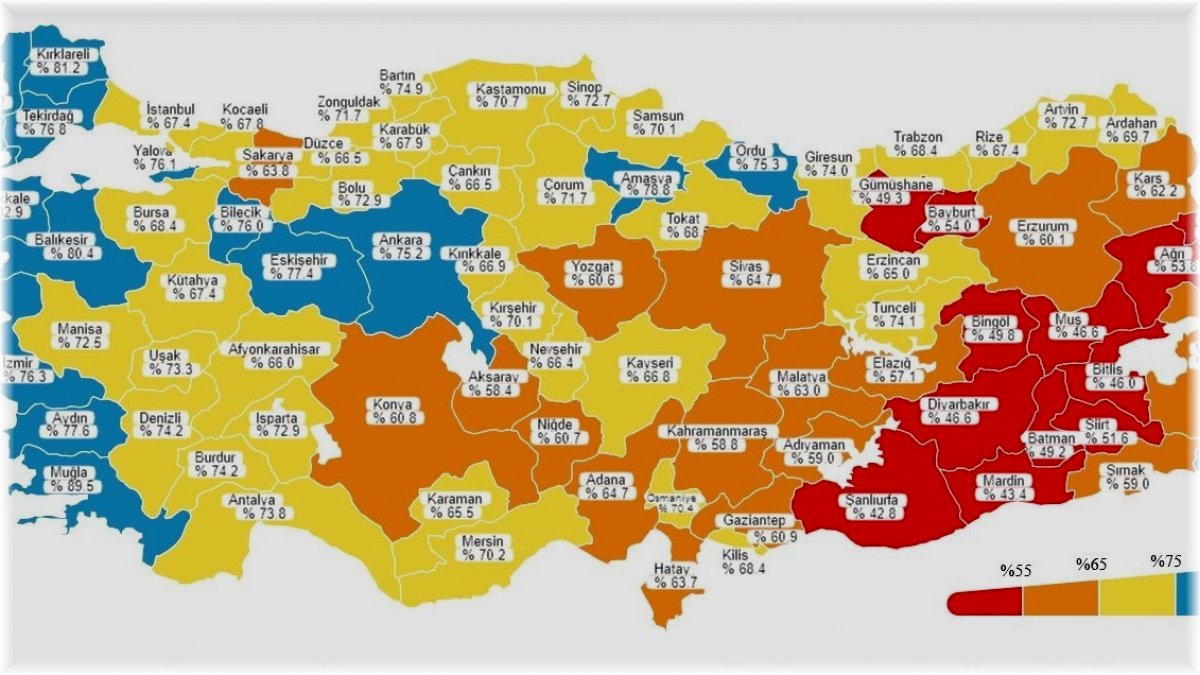 Erzincan'da aşılama oranında artış