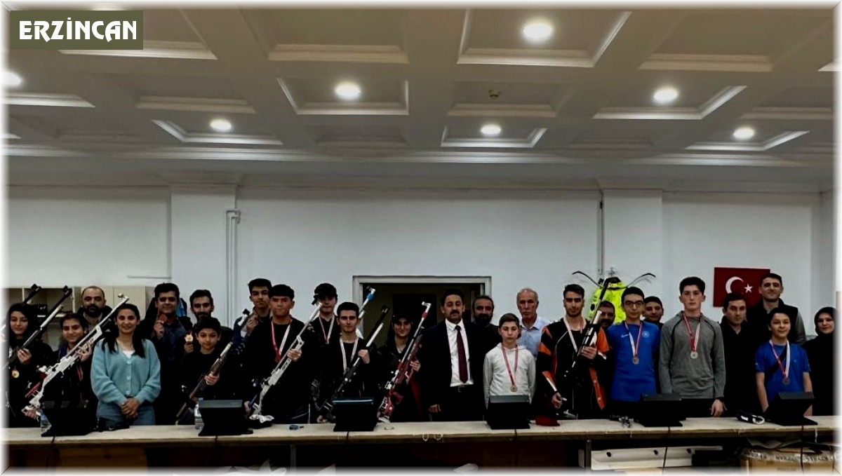Erzincan'da atıcılık il birinciliği müsabakaları yapıldı