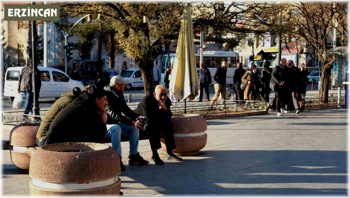 Erzincan'da bahar havası yaşanıyor