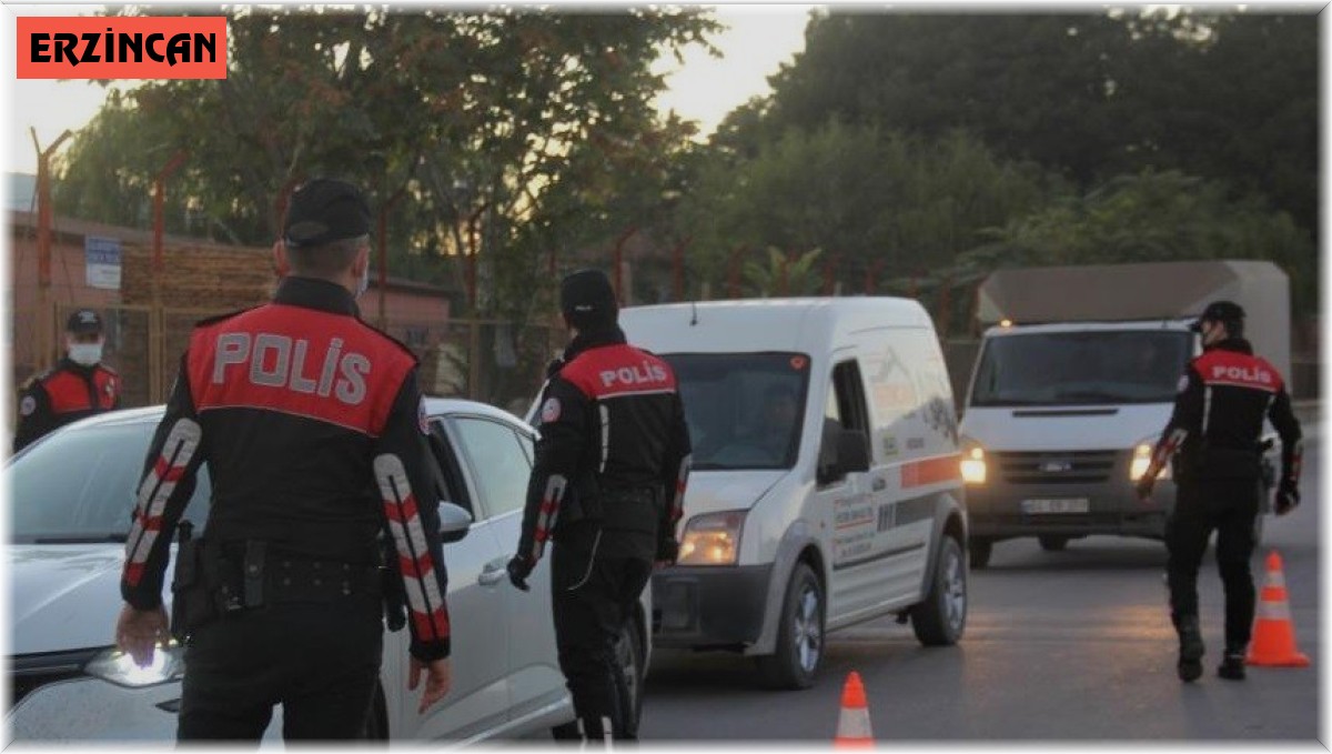 Erzincan'da çeşitli suçlardan aranan 8 kişi yakalandı