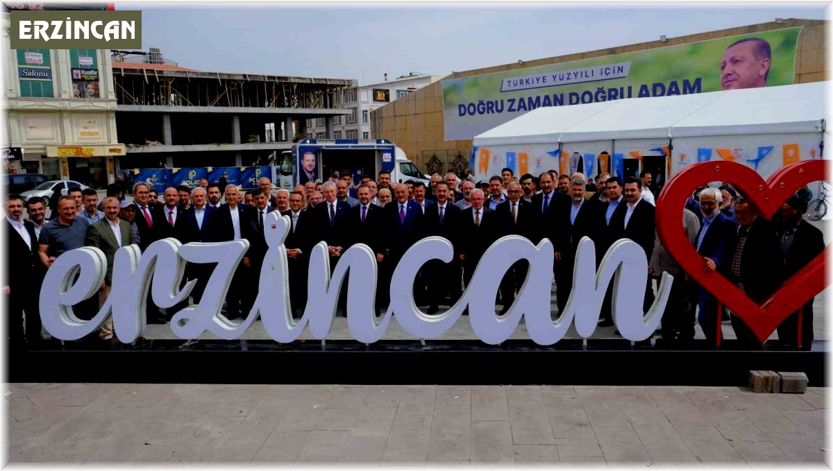 Erzincan'da Cumhur ittifakı 2. tur için bir araya geldi